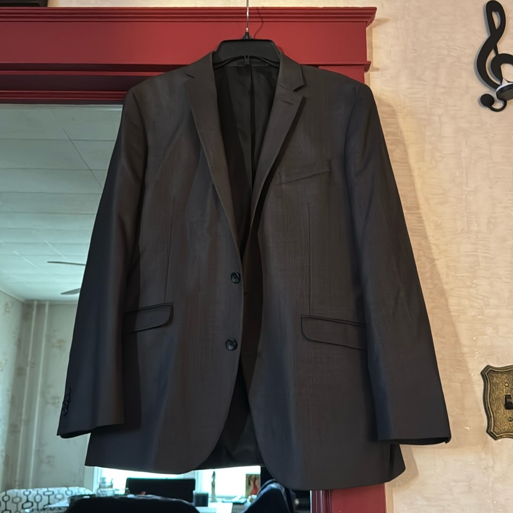 42L suit jacket dark gray